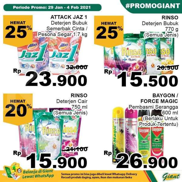 Promo Giant 29 Januari – 4 Februari 2021 