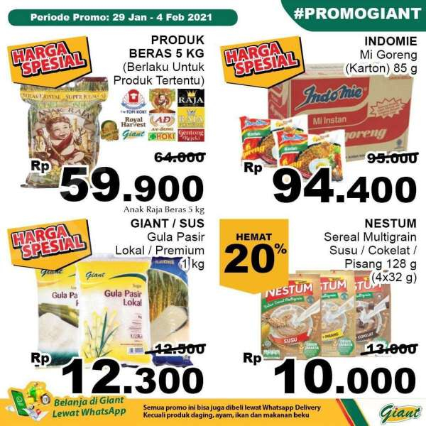 Promo Giant 29 Januari – 4 Februari 2021 