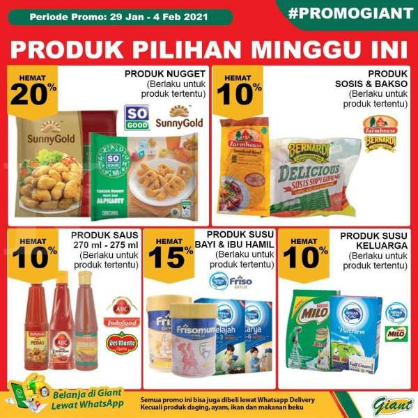 Promo Giant 29 Januari – 4 Februari 2021 