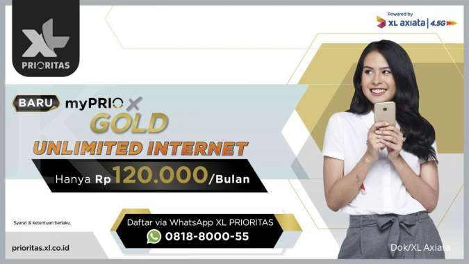 Solusi Bagi Pelanggan Pascabayar Di Masa Pandemi Xl Prioritas Hadirkan Paket Myprio X Unlimited Dan Booster Data Terbaru