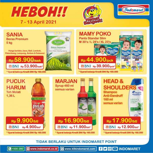 Promo Indomaret Harga Heboh 7 13 April 2021 Diskon Rutin Telah Tiba