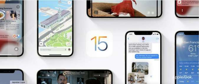 Update iOS 15 meluncur! Berikut panduan download serta deretan 