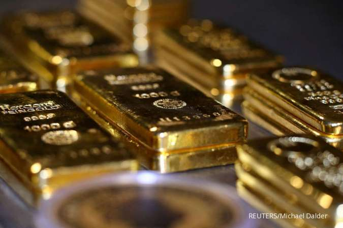 Harga Emas Dunia Hampir Stagnan, Kala Data Ekonomi AS Tangguh