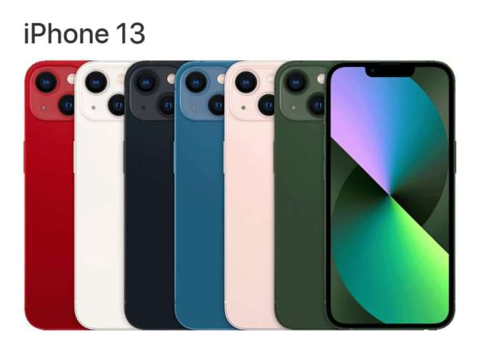 Varian warna iPhone 13