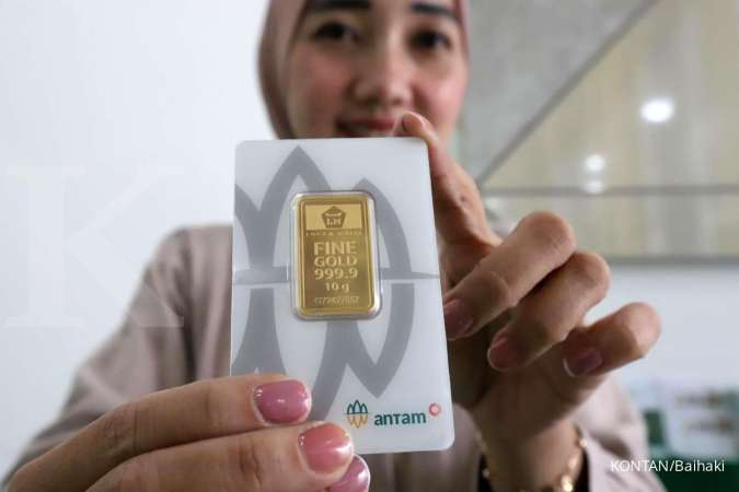 Harga Emas Antam (28/7) Turun, Simak Spread dengan Harga Buyback