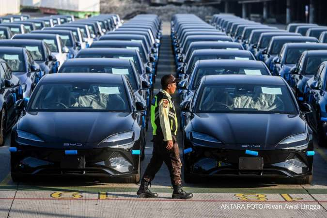 IPCC Terminal Kendaraan impor mobil BYD