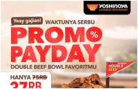 Promo Yoshinoya Payday Periode Mei 2026, Nikmati Hemat 50% Paket NasGul & Kopi 