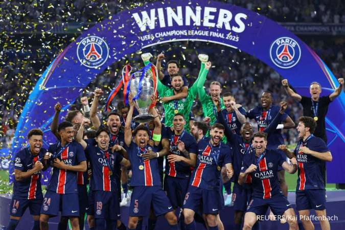 PSG menjadi juara Liga Champions Eropa musim 2024/2025