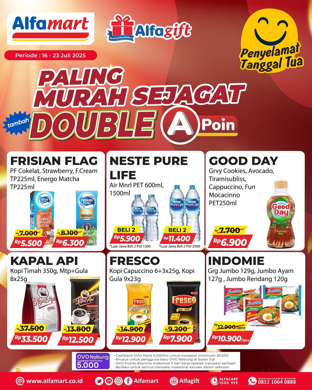 Promo Alfamart Paling Murah Sejagat Periode 16-23 Juli 2025
