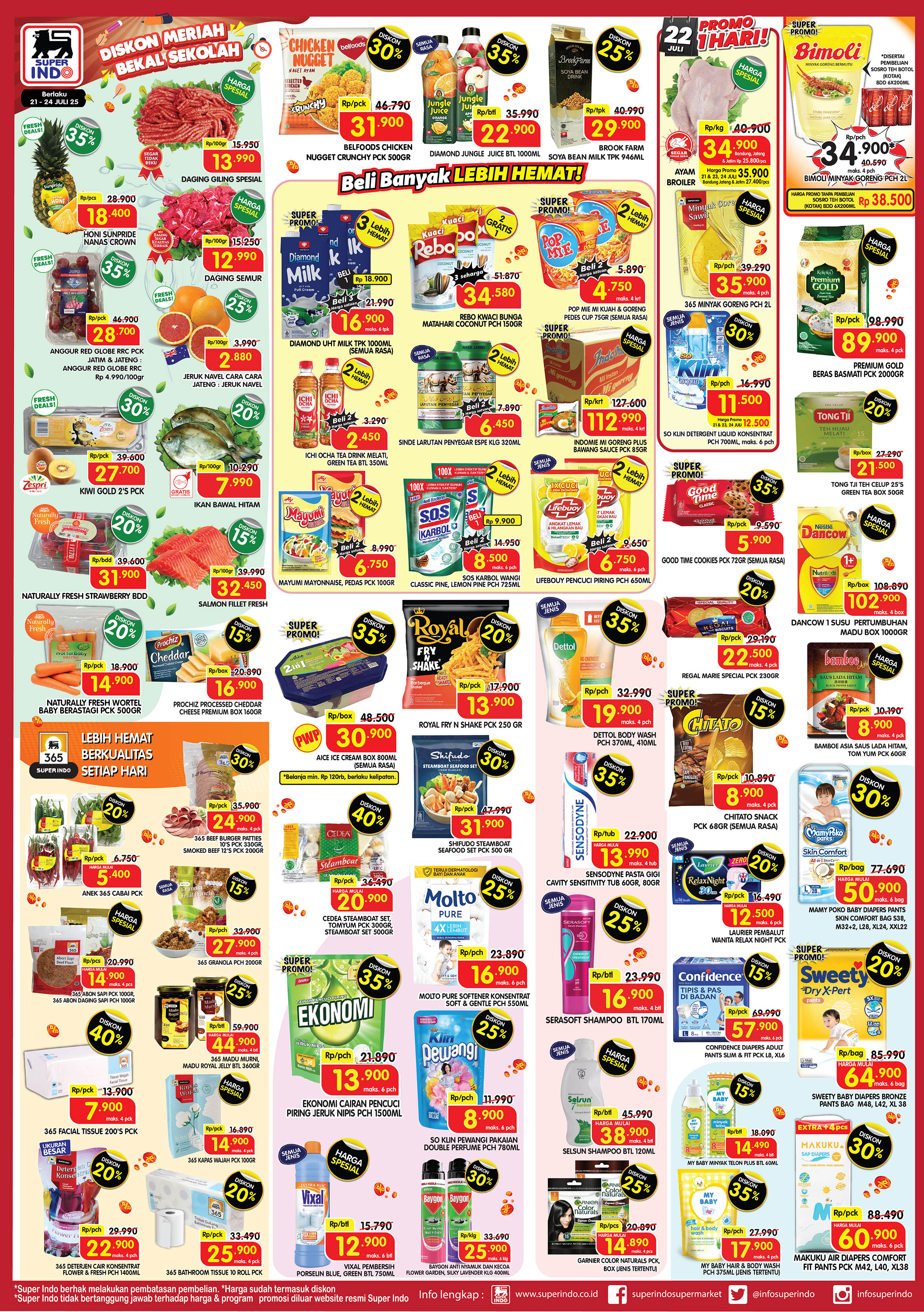 Promo Superindo Weekday 21-24 Juli 2025