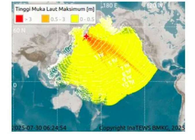 BMKG Tsunami Rusia