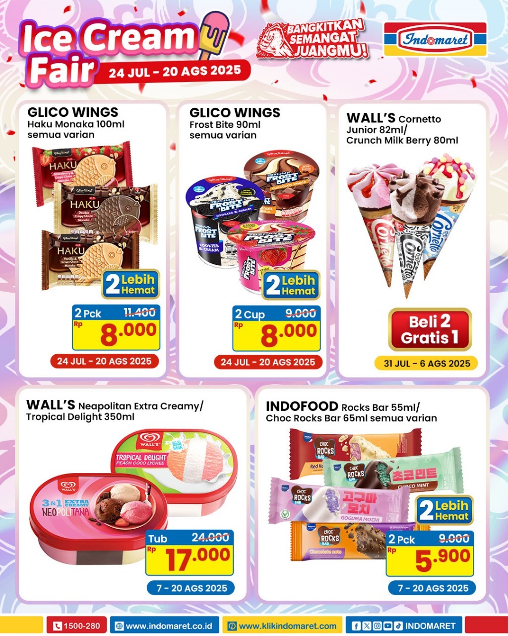 Promo Es Krim di Indomaret 24 Juli-20 Agustus 2025