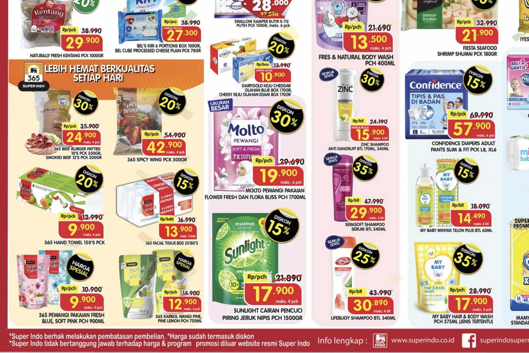 Promo Superindo Weekday Periode 4-7 Agustus 2025
