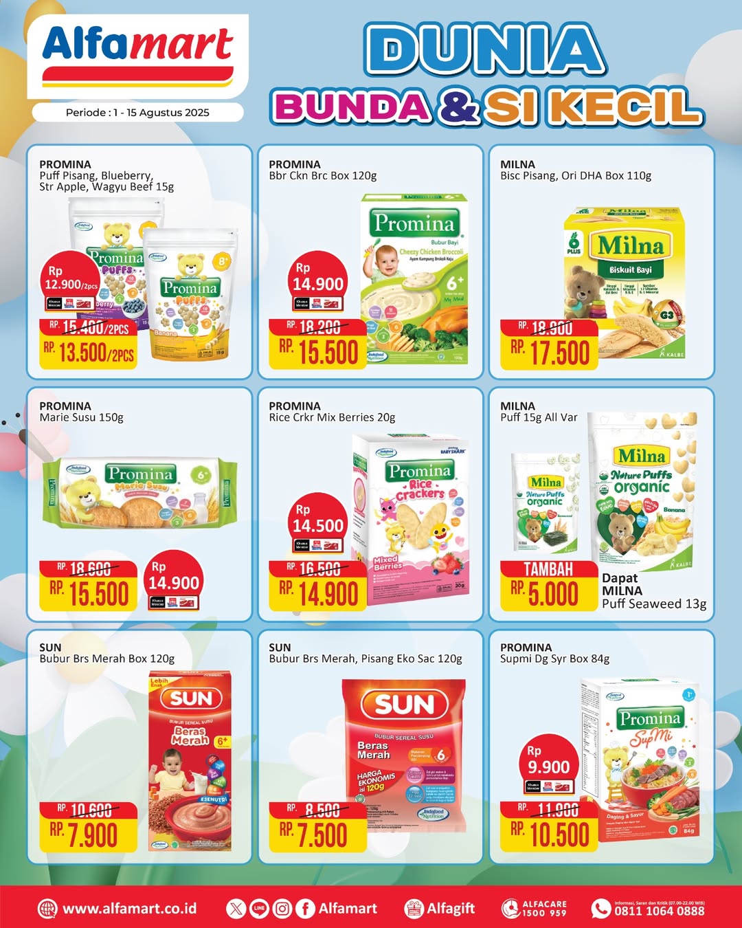 Promo Alfamart Dunia Bunda & Si Kecil Periode 1-15 Agustus 2025