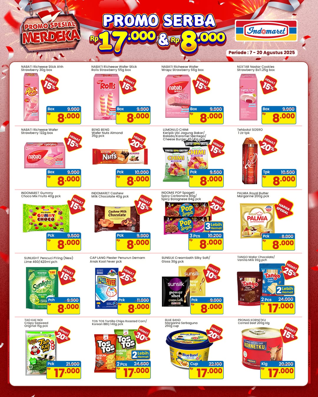 Promo Merdeka Indomaret Periode 7-20 Agustus 2025