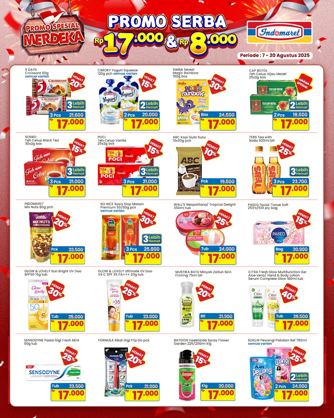 Promo Merdeka Indomaret Periode 7-20 Agustus 2025