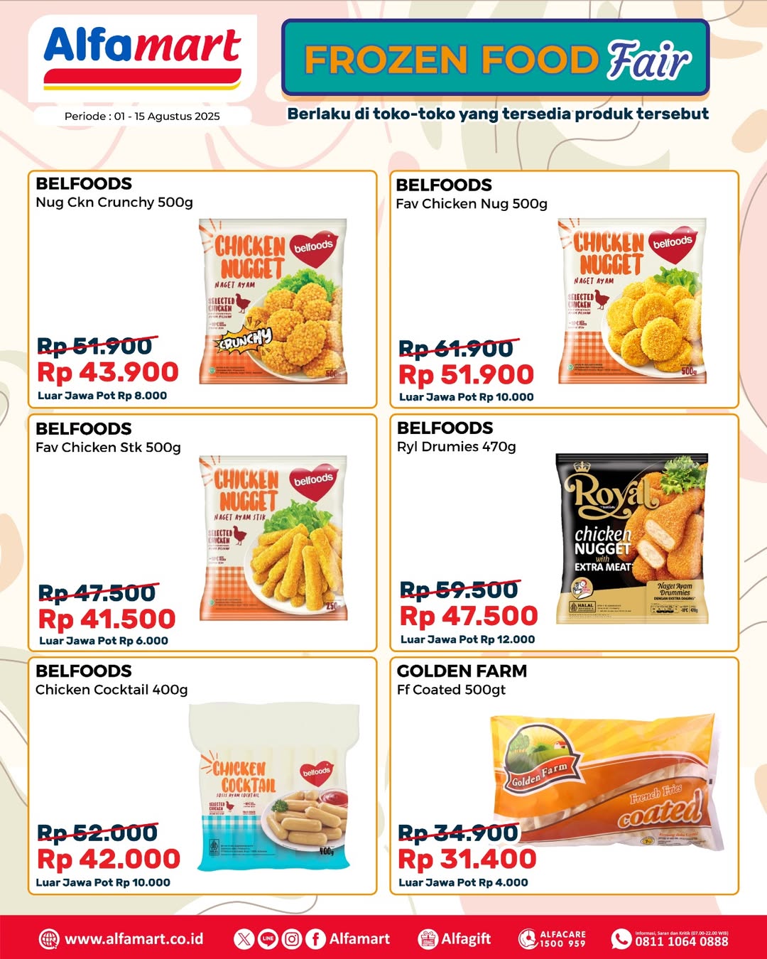 Promo Alfamart Frozen Food Fair Periode 1-15 Agustus 2025