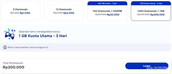 Diamond Free Fire XL