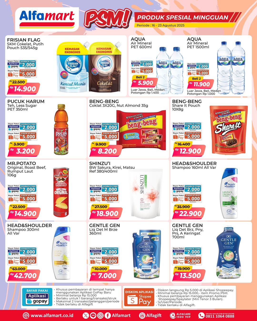 Promo PSM Alfamart Periode 16-23 Agustus 2025
