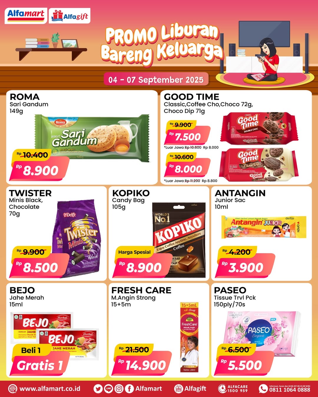 Promo Alfamart Liburan Hemat Periode 4-7 September 2025