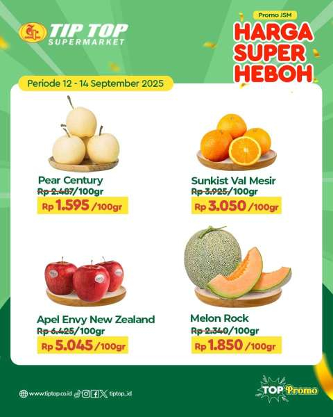 Promo JSM Tip Top 12-14 September 2025