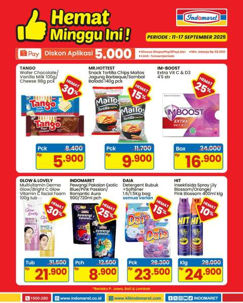 Promo Indomaret 11-17 September Hemat Minggu Ini