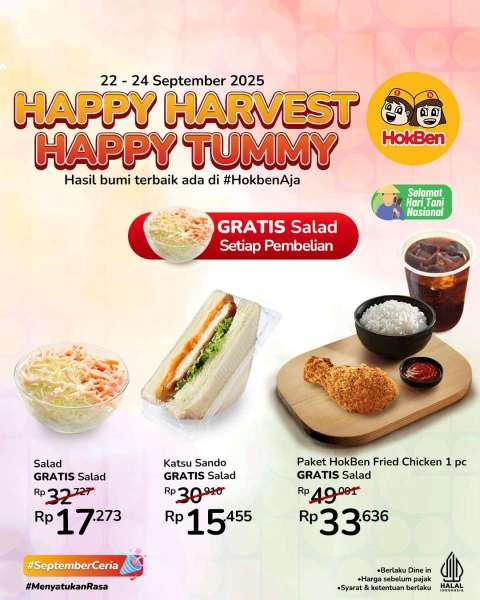 Promo HokBen Hari Tani Nasional 2025