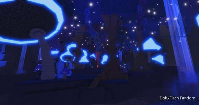 Penampakan Luminescent Cavern Fisch Roblox