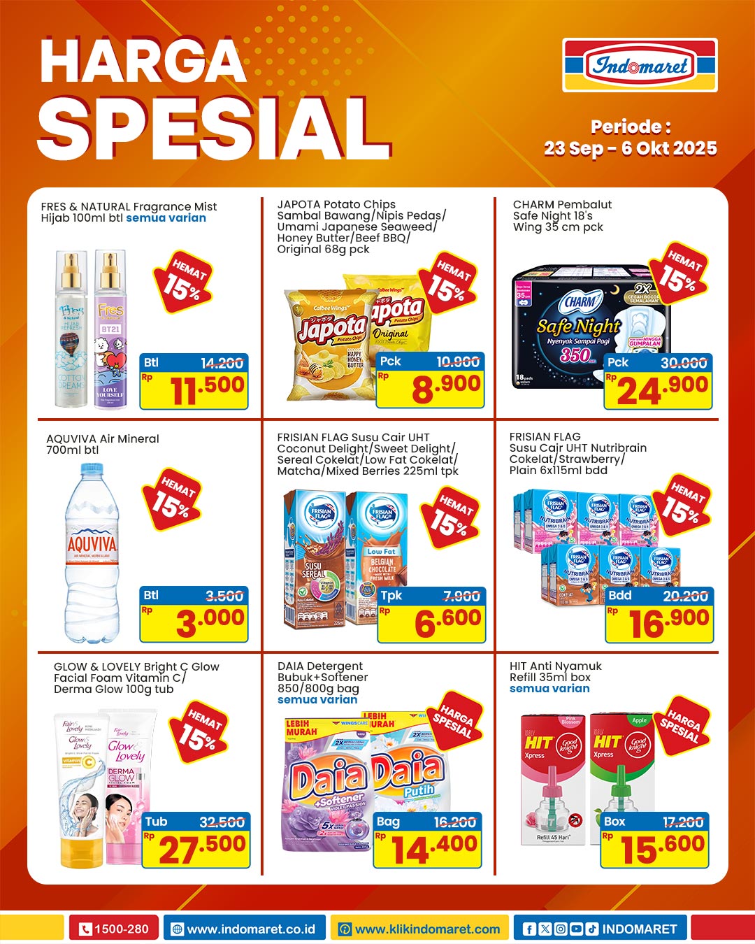 Promo Indomaret Harga Spesial Periode 23 September-6 Oktober 2025