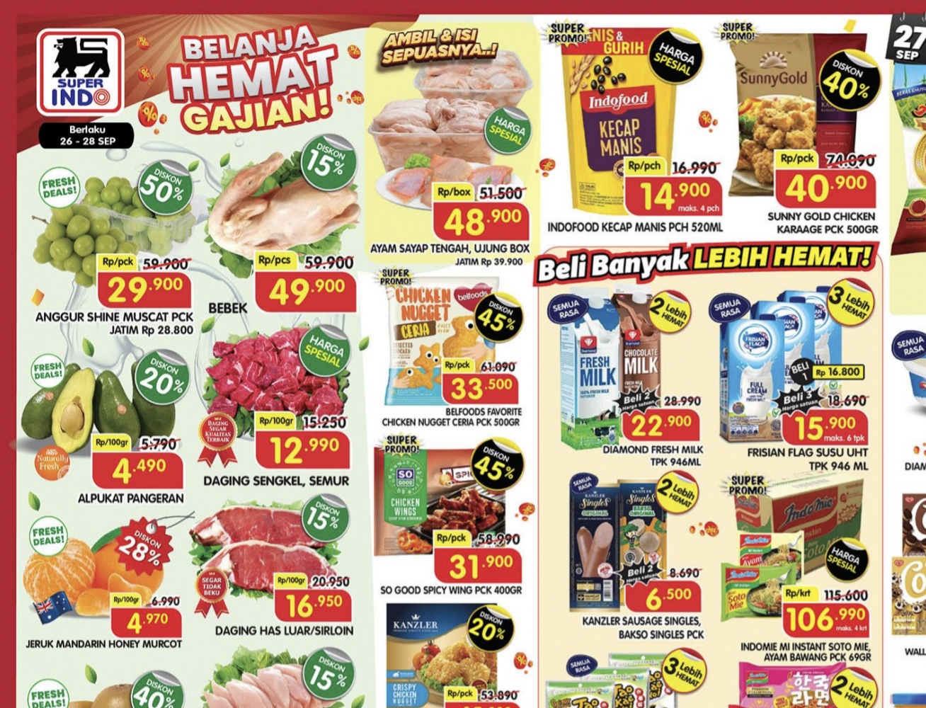 Promo JSM Superindo Periode 26-28 September 2025