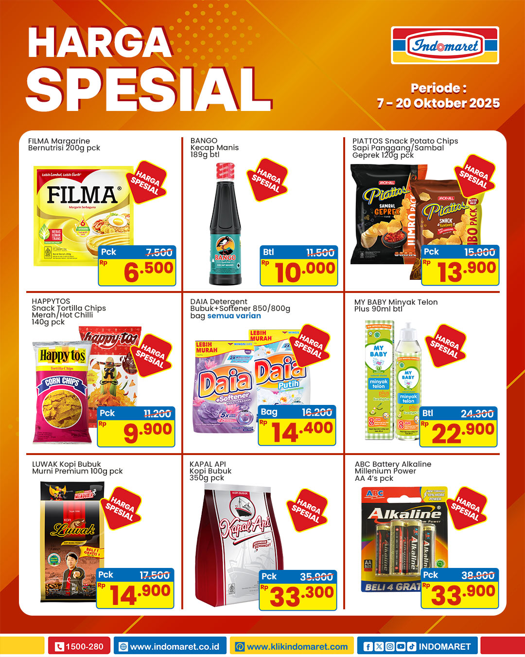 Promo Indomaret Harga Spesial Periode 7-20 Oktober 2025