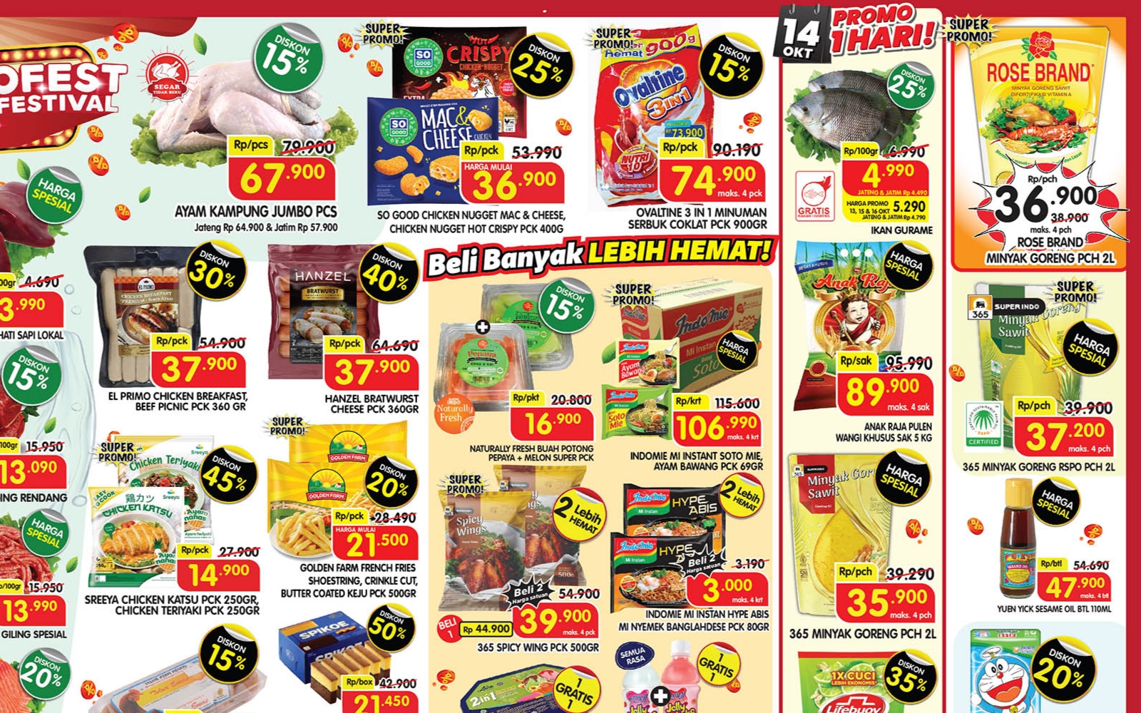 Promo Superindo Weekday Periode 13-16 Oktober 2025