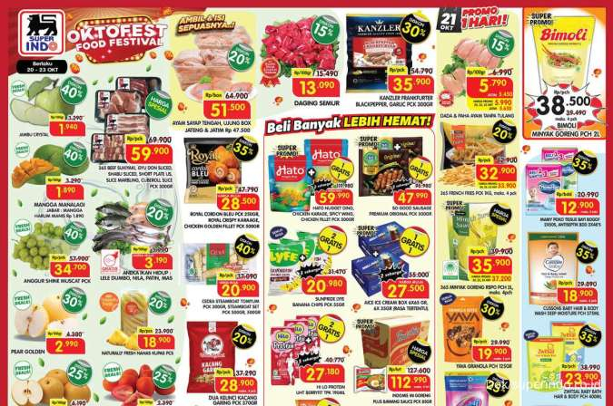 Promo Superindo Weekday 20-23 Oktober 2025