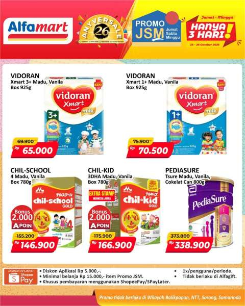 Promo JSM Alfamart 24-26 Oktober 2025