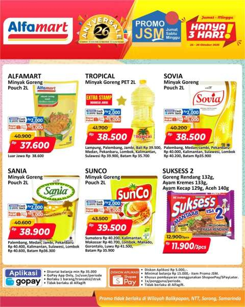 Promo JSM Alfamart 24-26 Oktober 2025
