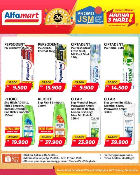 Promo JSM Alfamart 24-26 Oktober 2025