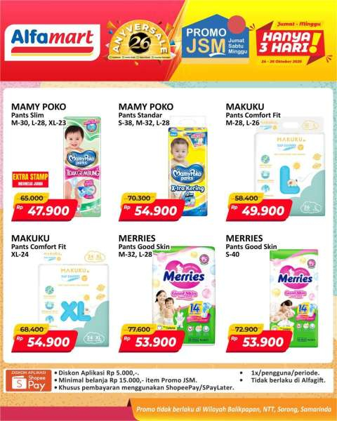 Promo JSM Alfamart 24-26 Oktober 2025
