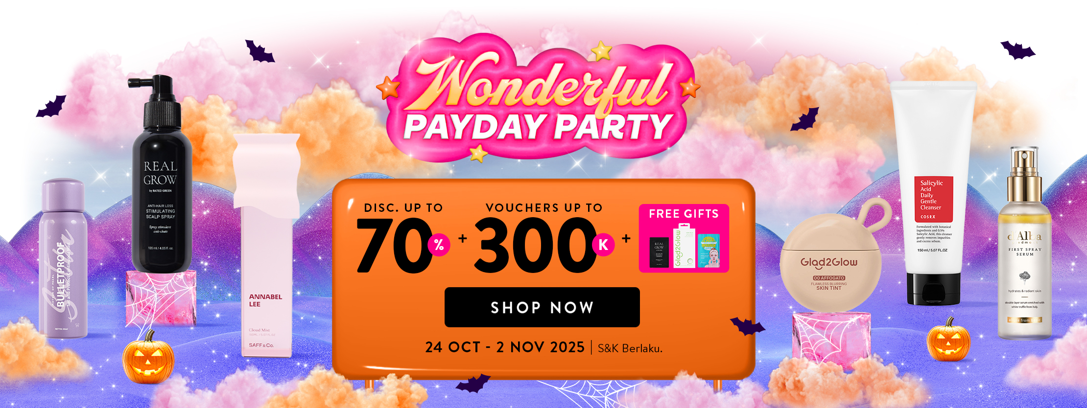 Promo Sociolla Wonderful Payday Party Periode 24 Oktober-2 November 2025