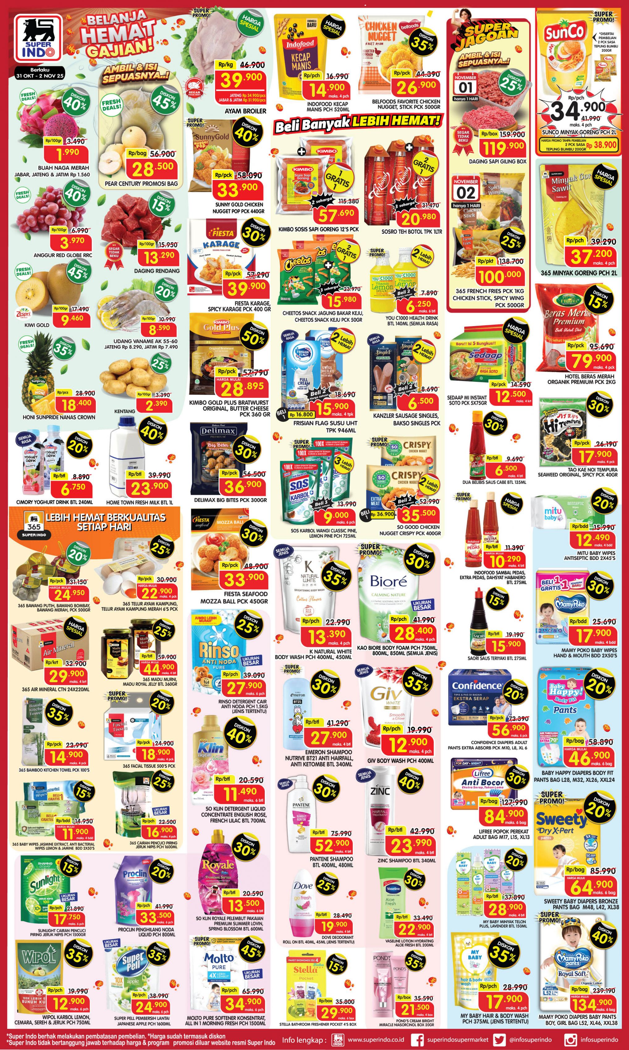 Promo JSM Superindo Periode 31 Oktober-2 November 2025