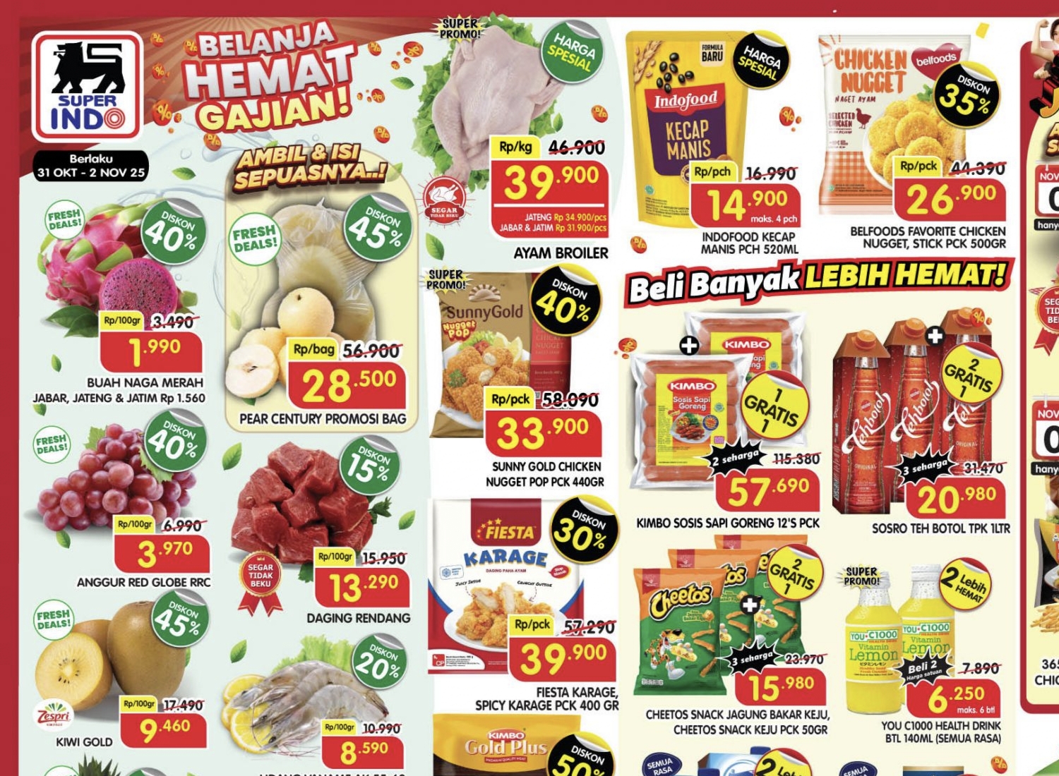 Promo JSM Superindo Periode 31 Oktober-2 November 2025