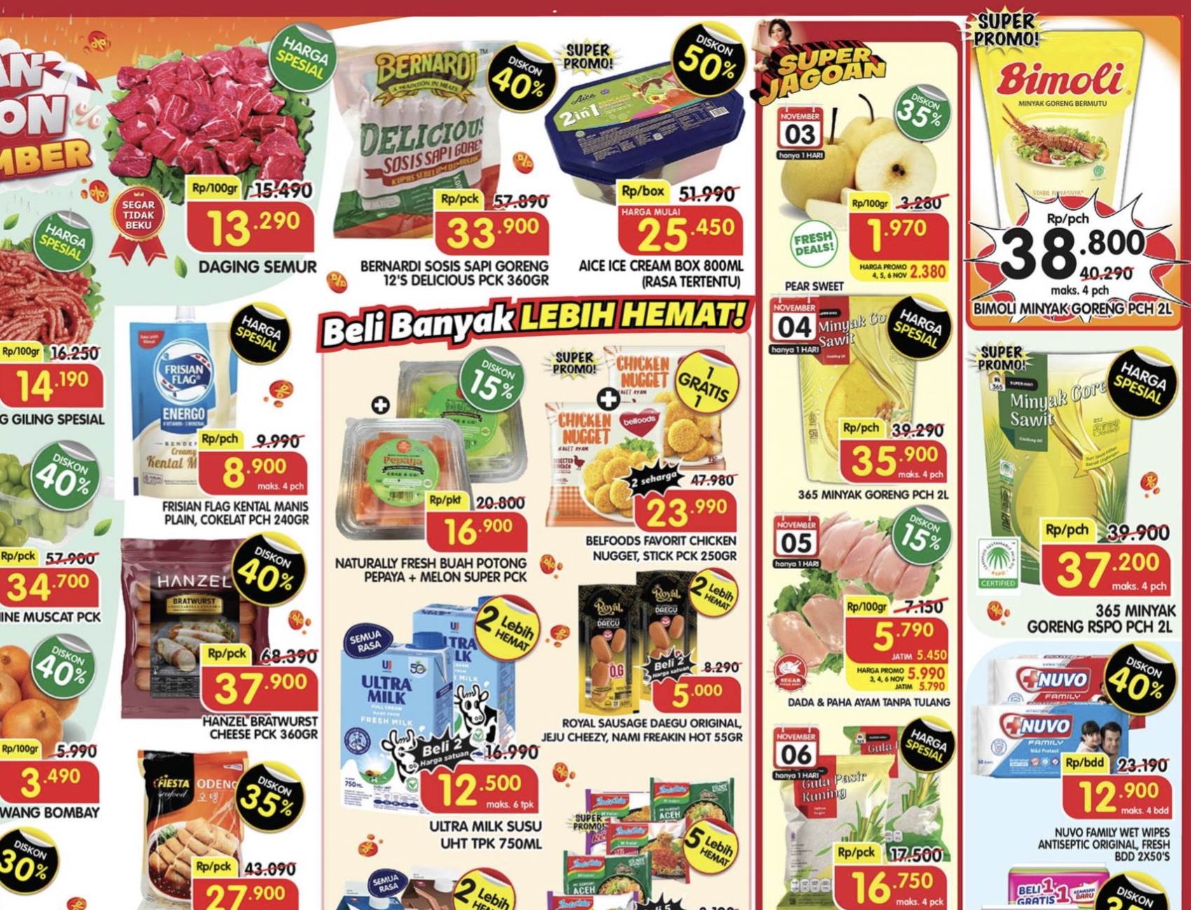 Promo Superindo Weekday Periode 3-6 November 2025