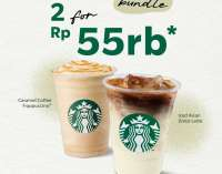 Promo Starbucks Hari Ini 19 Januari, Nikmati 2 Kopi Favorit Hanya Rp 55 Ribu 